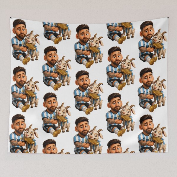 Item preview, Cute 3D Football GOAT Eating Golden Boot Sticker designed and sold by mo-carnival.