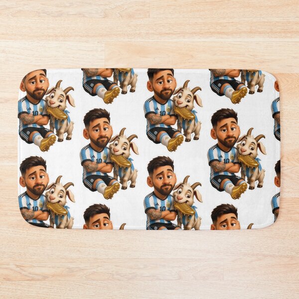 Item preview, Cute 3D Football GOAT Eating Golden Boot Sticker designed and sold by mo-carnival.