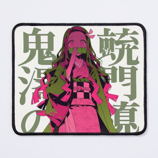 Item preview, Cute Nezuko Duotone Avocado Fresa  designed and sold by AnimeArsenalPrints.