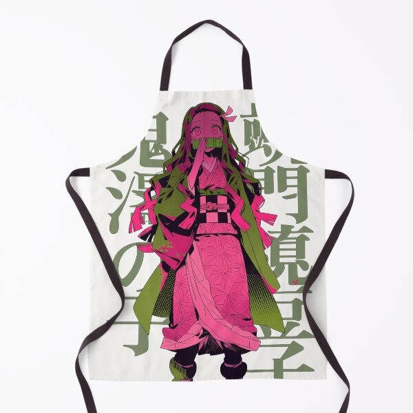 Item preview, Cute Nezuko Duotone Avocado Fresa designed and sold by AnimeArsenalPrints.