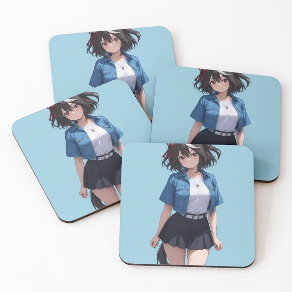 Item preview, Kitasan Black Uma Musume Blue Outfit Classic School Style designed and sold by ManuelOpito.