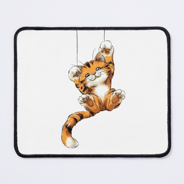Item preview, Playful Hanging Orange Tabby Kitten  designed and sold by Moody Vibes Studio.