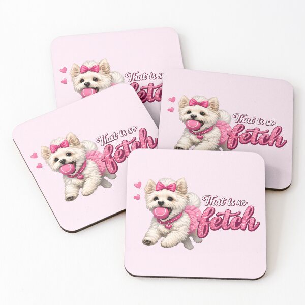 Item preview, That's So Fetch! Pink Puppy designed and sold by Stubblejumper Artworks.