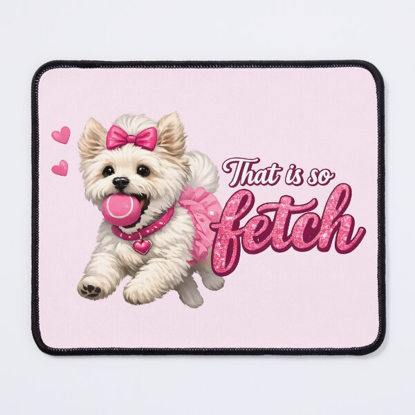 Item preview, That's So Fetch! Pink Puppy designed and sold by Stubblejumper Artworks.