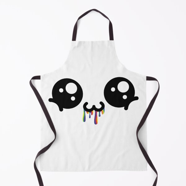 Item preview, Cute kawaii owo rainbow drooling face designed and sold by BlushyPrint.