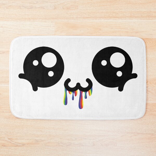 Item preview, Cute kawaii owo rainbow drooling face designed and sold by BlushyPrint.