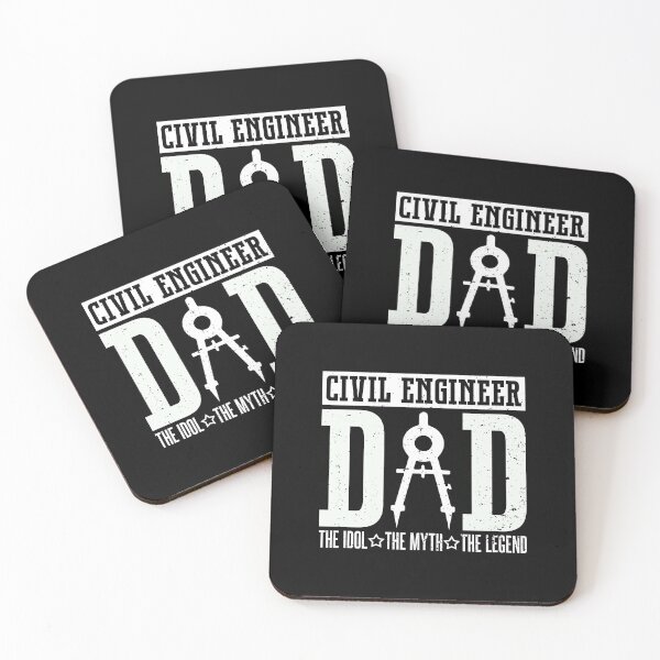 Item preview, Civil Engineer Dad The Idol The Myth Construction designed and sold by tshirtconcepts.