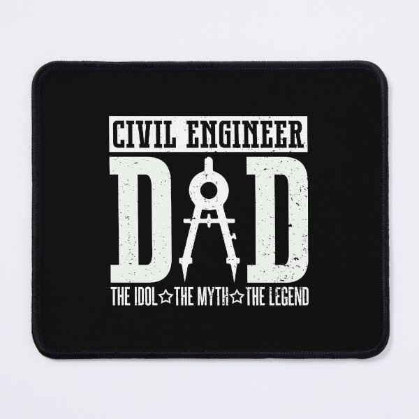 Item preview, Civil Engineer Dad The Idol The Myth Construction designed and sold by tshirtconcepts.
