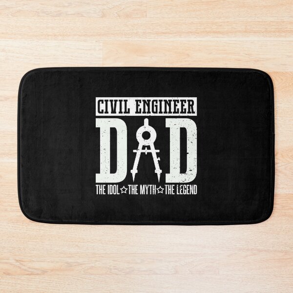 Item preview, Civil Engineer Dad The Idol The Myth Construction designed and sold by tshirtconcepts.