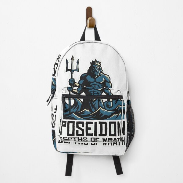 Item preview, Poseidon Depths Of Wrath God Of The Sea Brutalist Propaganda Art designed and sold by EKHOAISTORE.