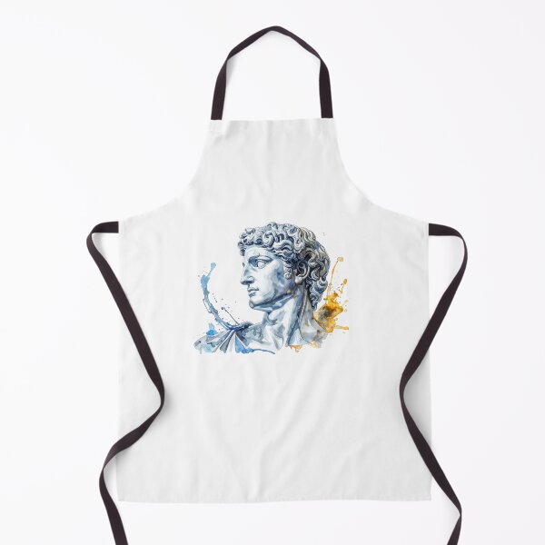 Item preview, Watercolor Greek Bust Statue Splash Illustration designed and sold by BetweenForms.