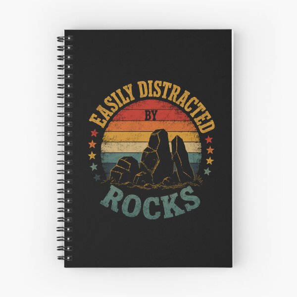 Item preview, Easily Distracted By Rocks Geologist Rock Collector Geology Rockhound designed and sold by HumansStuck12.