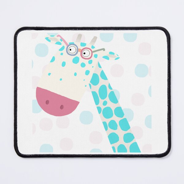 Item preview, Electric Blue Giraffe with Polka Dot Design by Carla Daly designed and sold by Carla Daly.