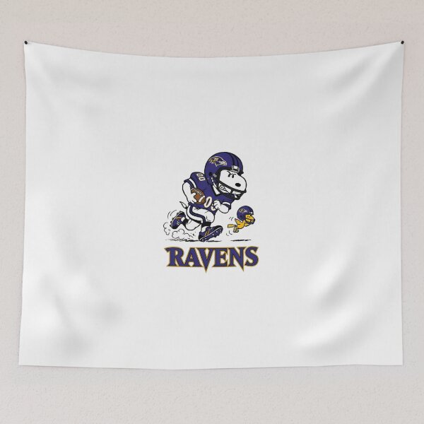 Item preview, Snoopy Baltimore Football Retro Fan designed and sold by Phillipsalexan.