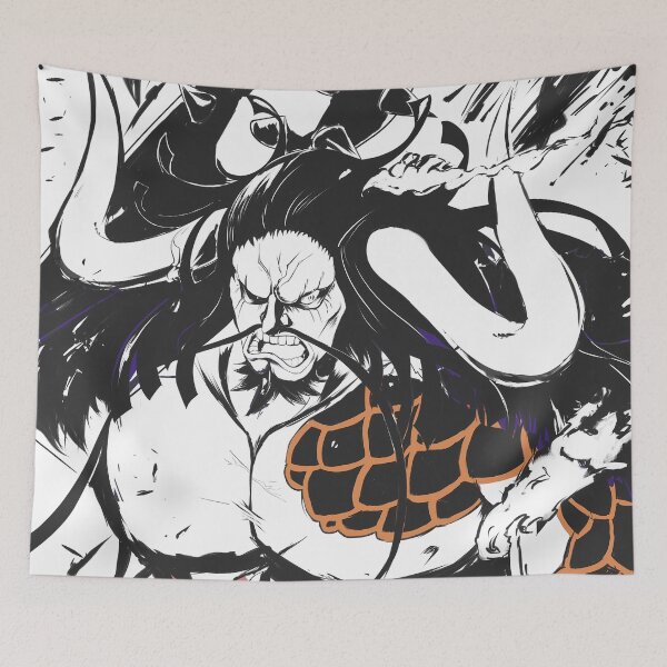 Item preview, Kaido One Piece Fierce Ink Surge With Orange Scales designed and sold by MartyHinson.