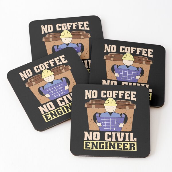 Item preview, Civil Engineer No Coffee No Engineers Coffee Lover designed and sold by tshirtconcepts.
