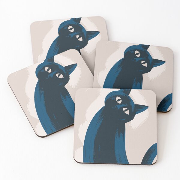 Item preview, Dark Blue Cat designed and sold by iambunistudio.