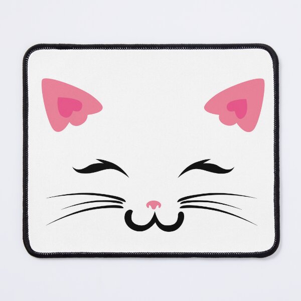 Item preview, Floating cat face designed and sold by Eiwaprints.