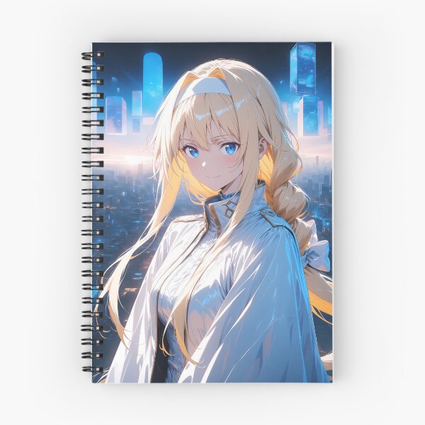 Item preview, Alice Zuberg Sword Art Online Future City Blue Light designed and sold by MartyHinson.