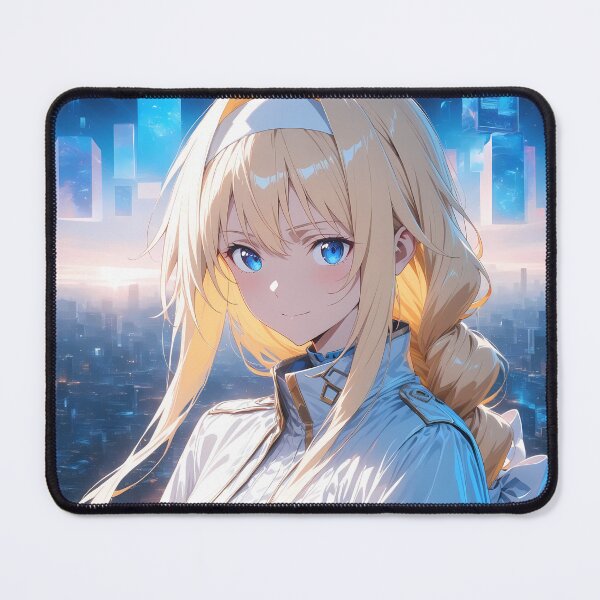 Item preview, Alice Zuberg Sword Art Online Future City Blue Light designed and sold by MartyHinson.