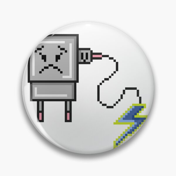 Item preview, Sad Phone Charger Cable Lightning Bolt  designed and sold by RetroRlx.