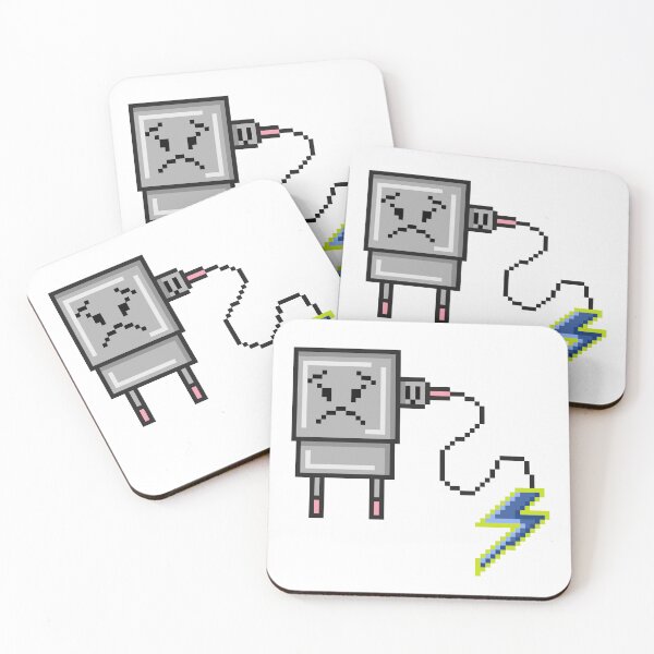 Item preview, Sad Phone Charger Cable Lightning Bolt  designed and sold by RetroRlx.