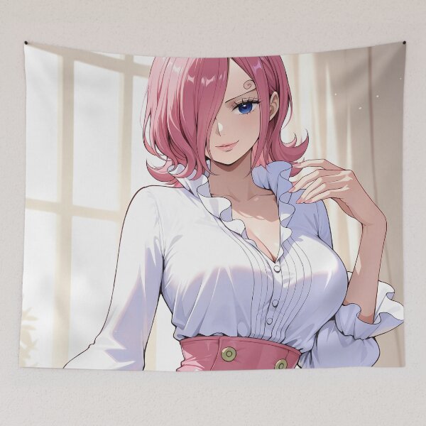 Item preview, Vinsmoke Reiju One Piece Window Pink Poise designed and sold by MartyHinson.