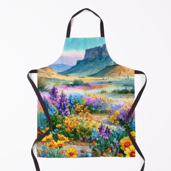 Item preview, Blooming Wildflowers | Southwestern Watercolor Landscape designed and sold by MargaretWiktor.