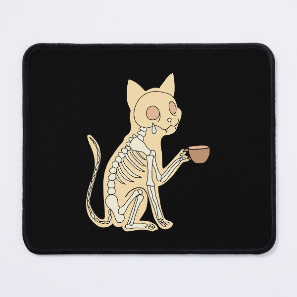 Item preview, Best Morning Ever: Coffee Skeleton Cat  designed and sold by LeshanArt.