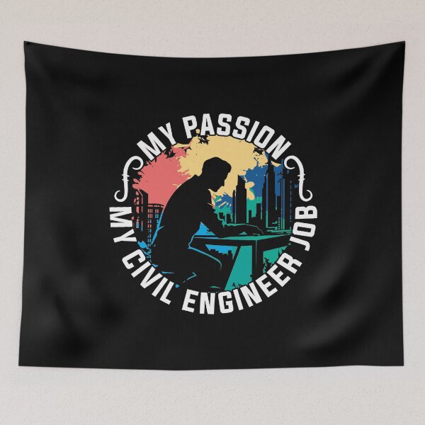 Item preview, Civil Engineer My Passion My Engineer Contractor designed and sold by tshirtconcepts.