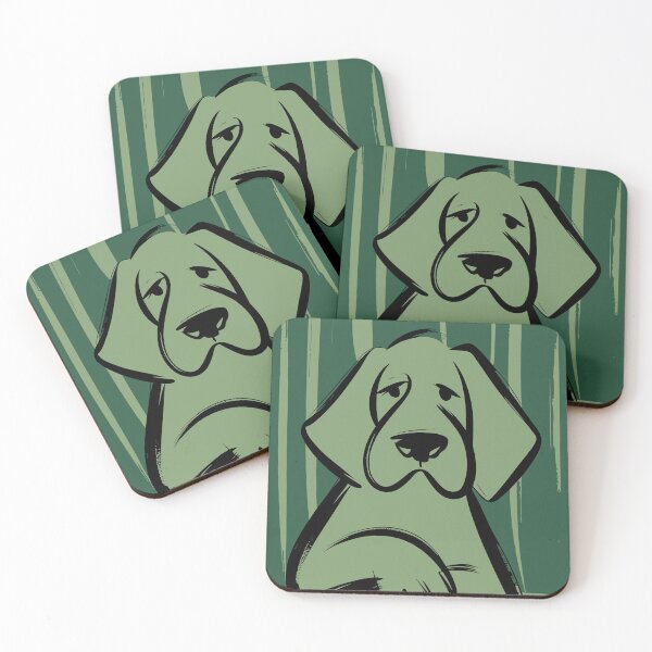 Item preview, Dog in Green designed and sold by iambunistudio.