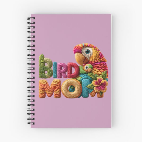 Item preview, Bird Mom Tropical Parrot Embroidered Design designed and sold by MegaNovaArt.