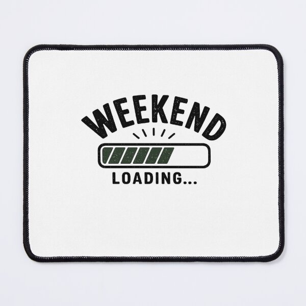 Item preview, Weekend Loading Funny Retro Progress Bar Vintage Design designed and sold by AM*ART.