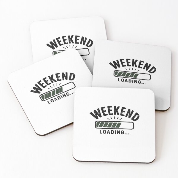 Item preview, Weekend Loading Funny Retro Progress Bar Vintage Design designed and sold by AM*ART.