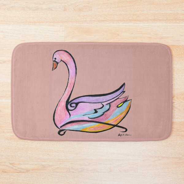 Item preview, Stylized Pink Swan designed and sold by Haxson37art.
