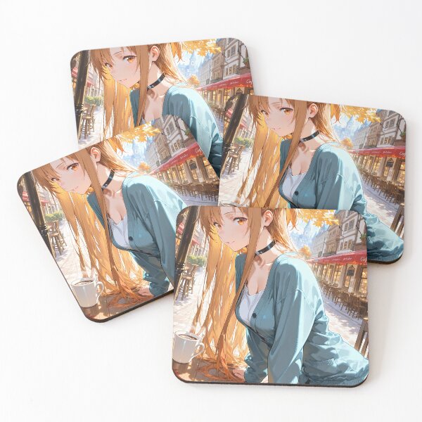 Item preview, Asuna Sword Art Online Autumn Cafe Street Glow designed and sold by MartyHinson.