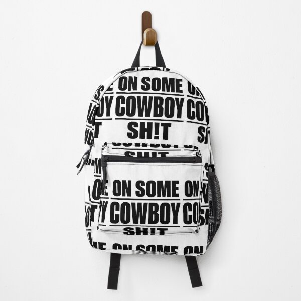 Item preview, On Some Cowboy Sh!t Bold Black Typography T-Shirt designed and sold by GiftLore Studio.