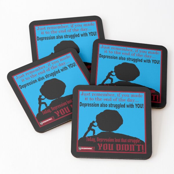 Item preview, Depression is Struggling with YOU! designed and sold by OnlyDadsForReal.