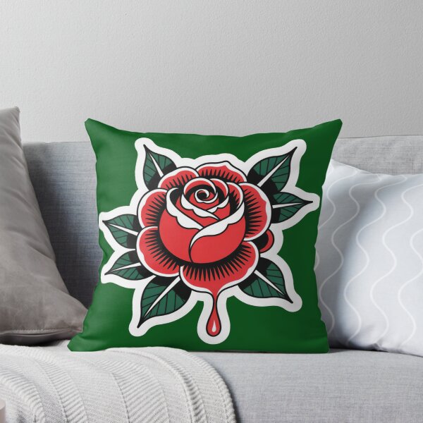 Item preview, Traditional Tattoo Bleeding Rose Vintage designed and sold by luffy2374.