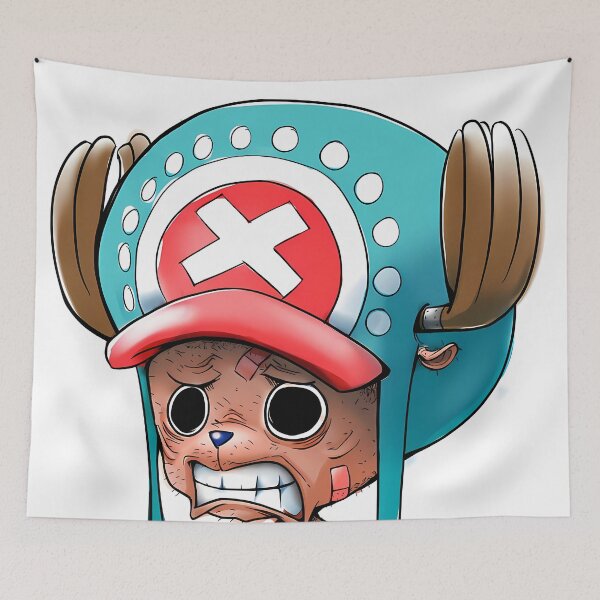Item preview, Chopper One Piece Worried Blue Hat Expression designed and sold by JohnEllisa.
