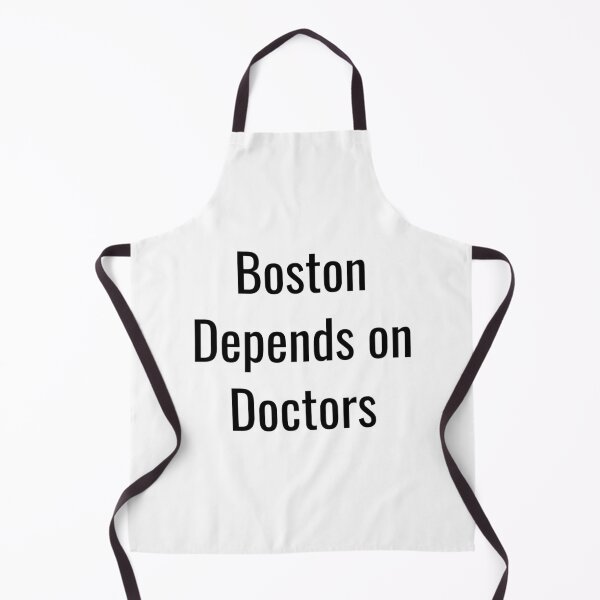 Item preview, Boston Depends on Doctors (Black Text) designed and sold by City Makers.