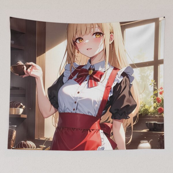 Item preview, Mahiru Shiina Angel Next Door Cozy Kitchen Glow designed and sold by MartyHinson.