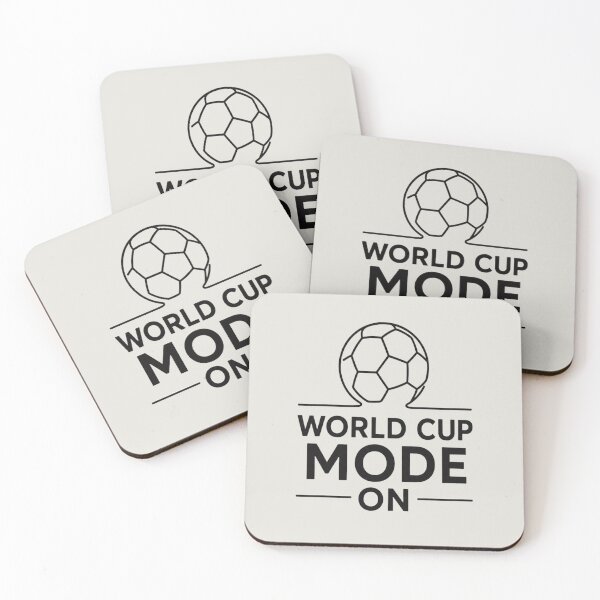 Item preview, World Cup Mode On | Minimalist Football Fan Design designed and sold by ArthUpscale.