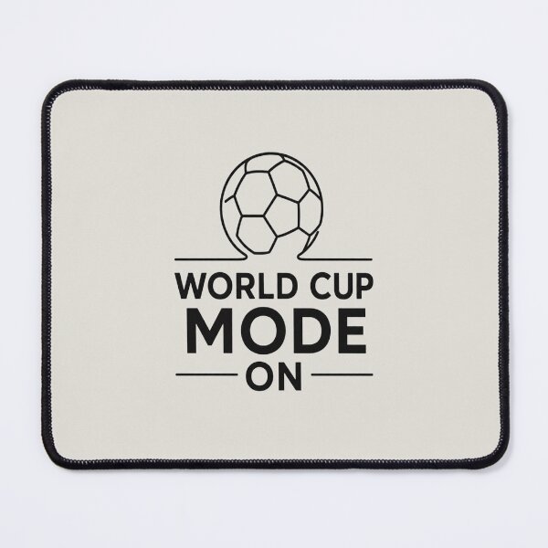 Item preview, World Cup Mode On | Minimalist Football Fan Design designed and sold by ArthUpscale.