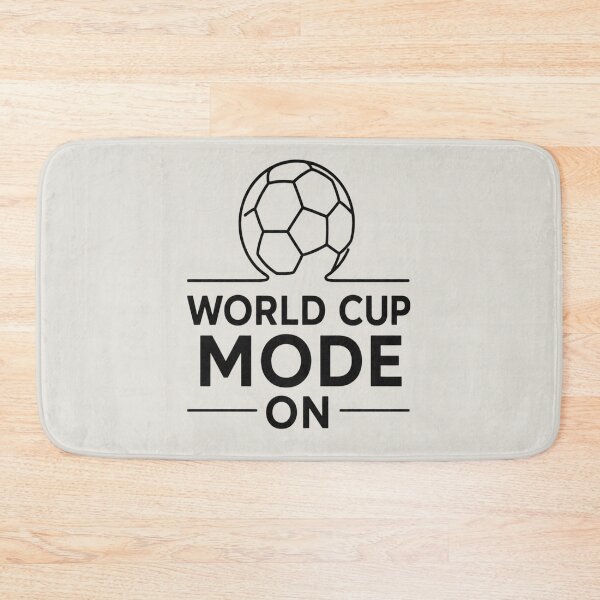 Item preview, World Cup Mode On | Minimalist Football Fan Design designed and sold by ArthUpscale.