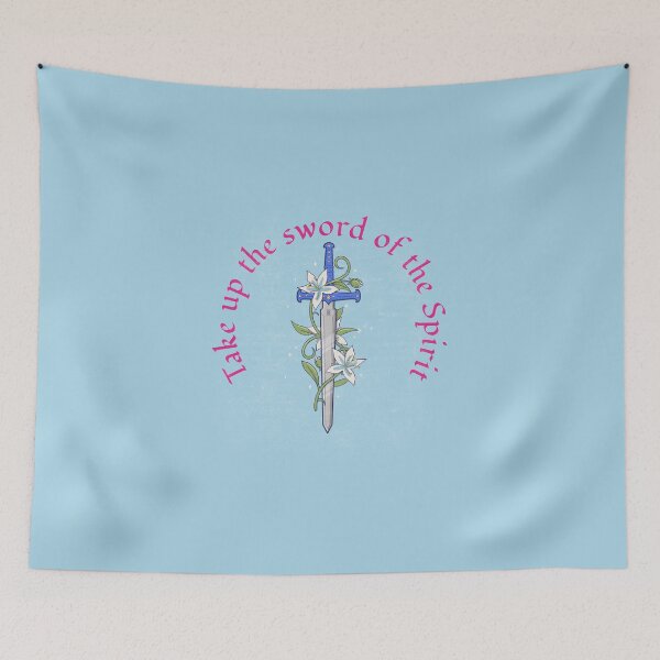 Item preview, Copy of Take up the sword of the spirit Pink designed and sold by Kingdompurpose.