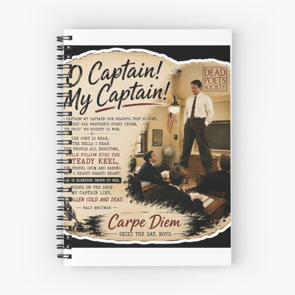 Item preview, O Captain! My Captain! designed and sold by beinglazynerd.