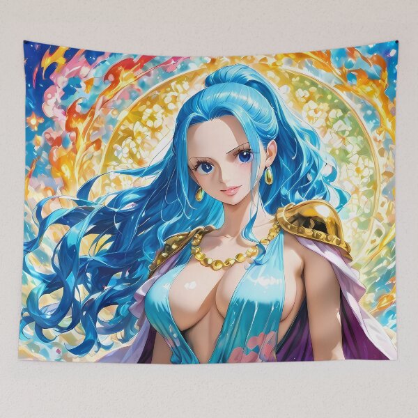 Item preview, Vivi One Piece Majestic Princess Glow With Blue Hair designed and sold by JohnEllisa.