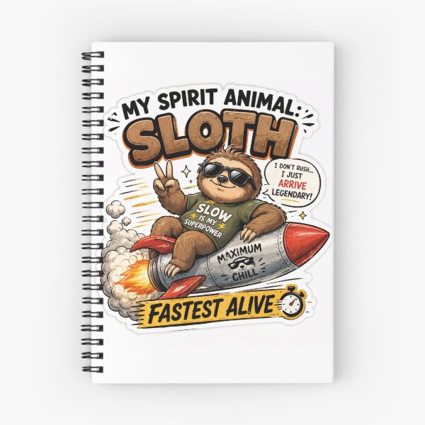 Item preview, Sloth : Fastest Alive designed and sold by beinglazynerd.