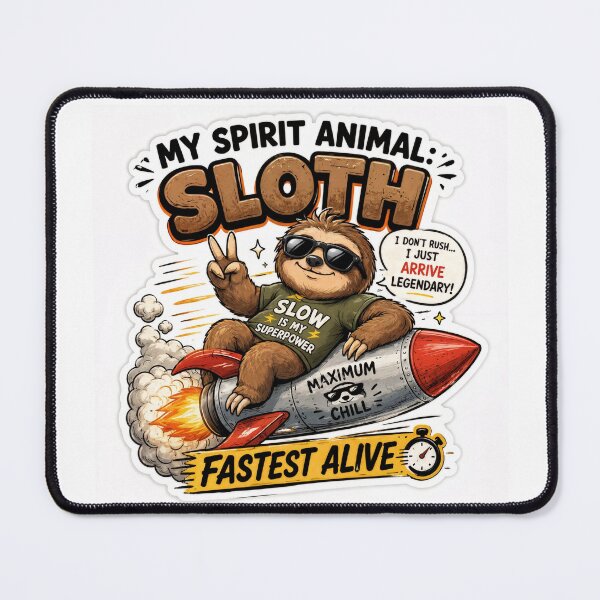 Item preview, Sloth : Fastest Alive designed and sold by beinglazynerd.